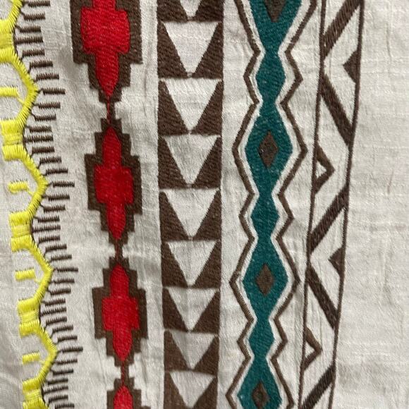 THML Lightweight Top Size Medium Aztec Multi Pattern Anthropologie Womens - Picture 4 of 5